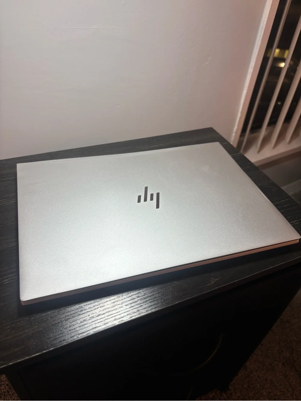 HP Silver Thin-Bezel Laptop with Metallic Keyboard